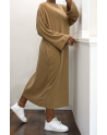 Robe simple camel - 3