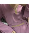 Abaya Rania violet  - 4