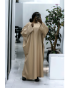 Abaya beige over size (36-52) coupe kimono - 3