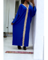 Abaya royal over size (36-52) avec sublime dentelle sur toute la longueur  - 1