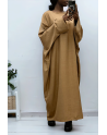 Abaya camel très ample (36-52) coupe kimono - 3