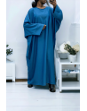 Abaya bleu over size (36-52) coupe kimono - 3